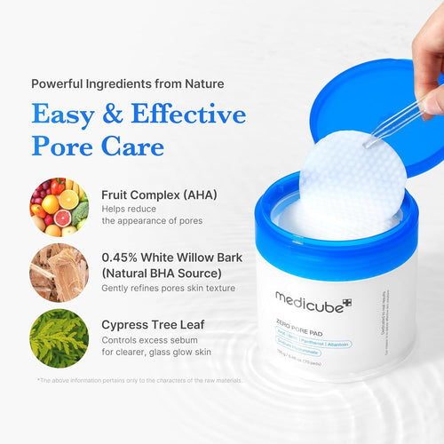 medicube Almohadillas de tóner Zero Pore Pad